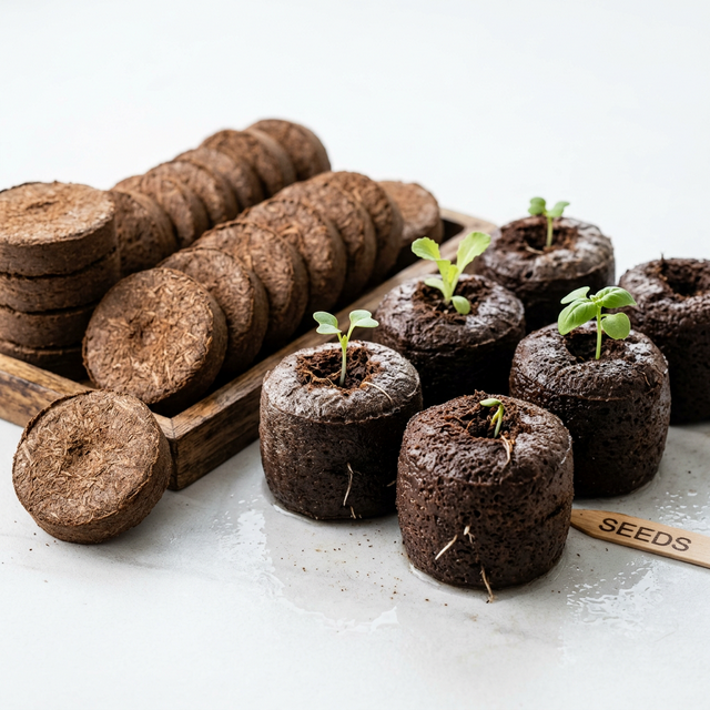 Coco Peat Starter Discs / Plugs - Main View