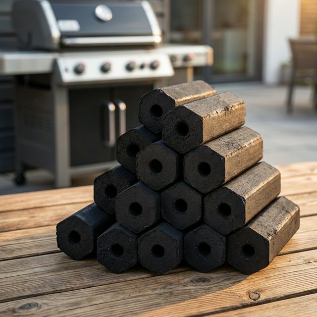 Hexagonal Shape Charcoal - Main View